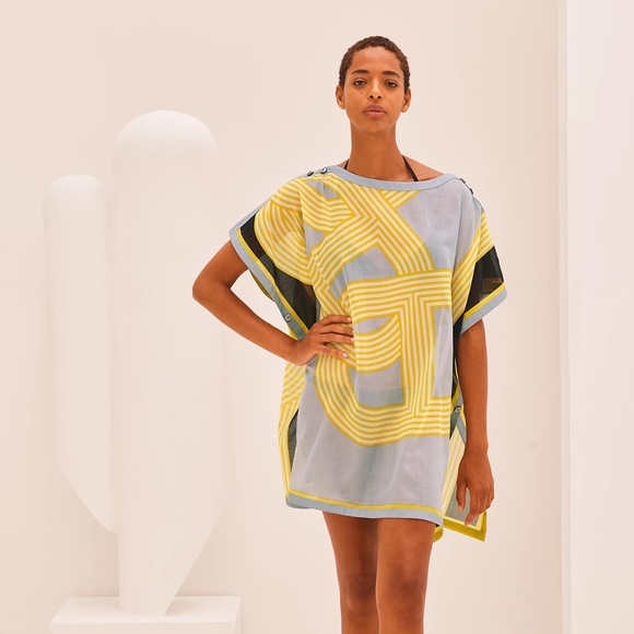 Hermes Other - Hermès Cliquetis Beach Tunic Swimsuit Cover up